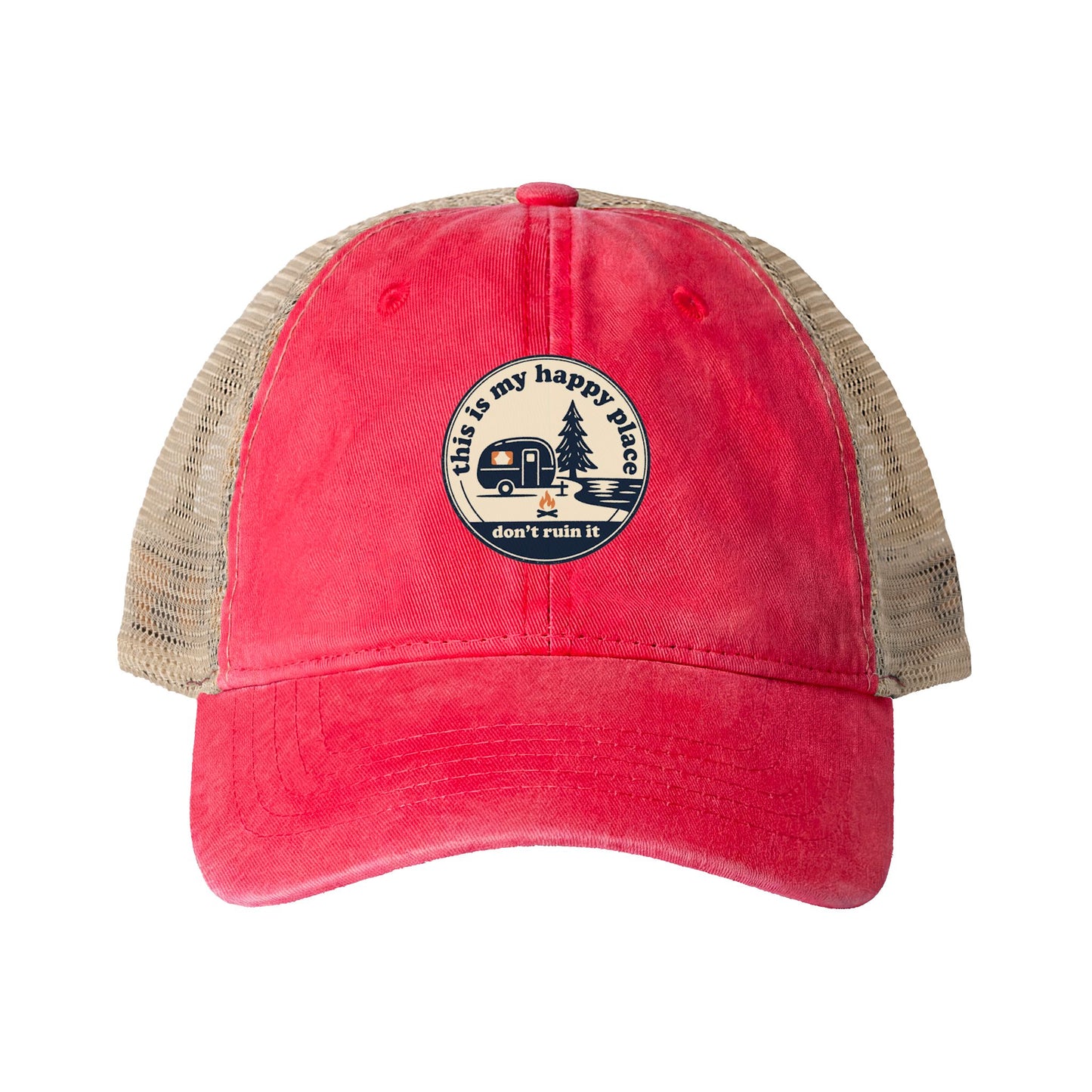 Women's Washed Mesh-Back Cap