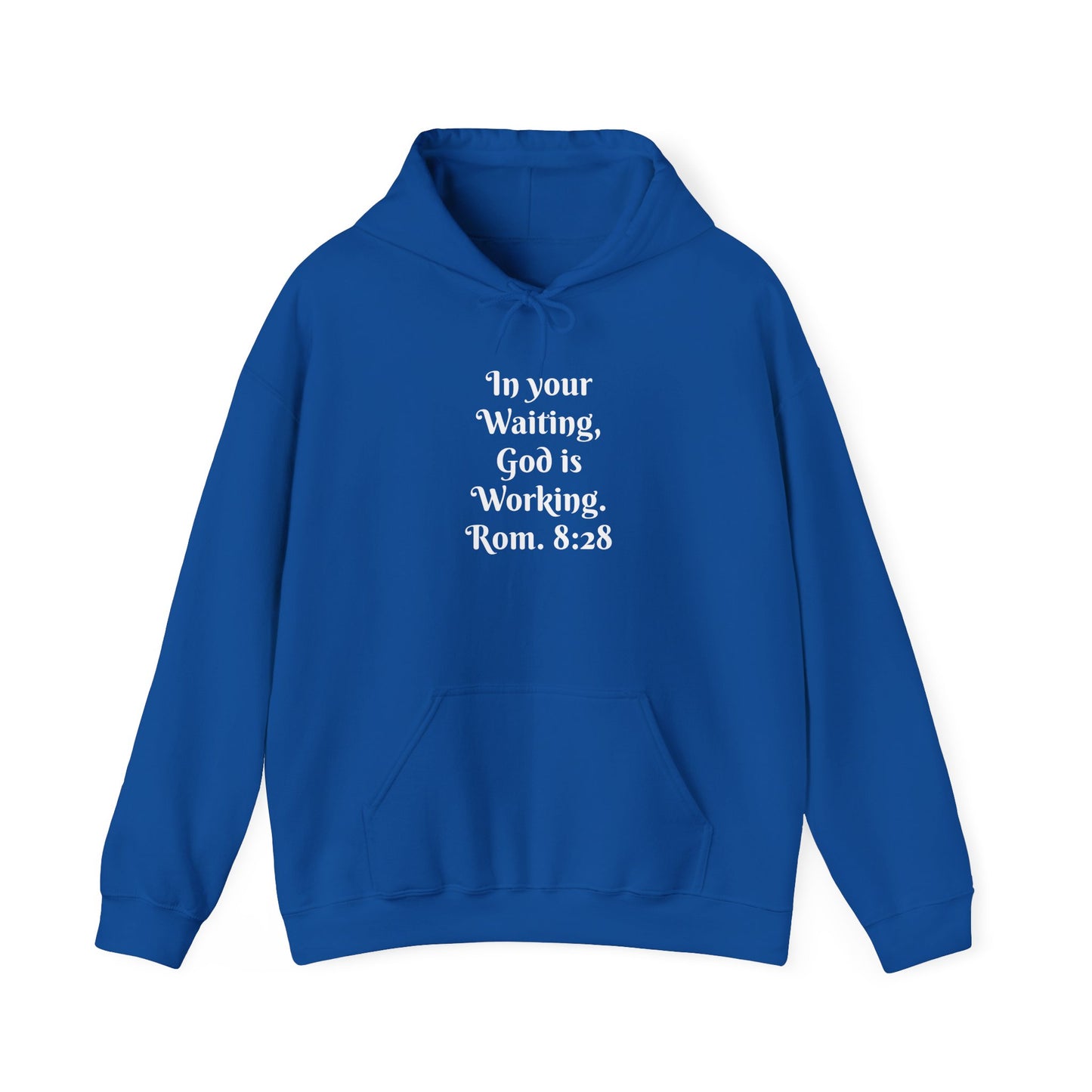 In Your Waiting, God is Working Unisex Heavy Blend™ Hooded Sweatshirt