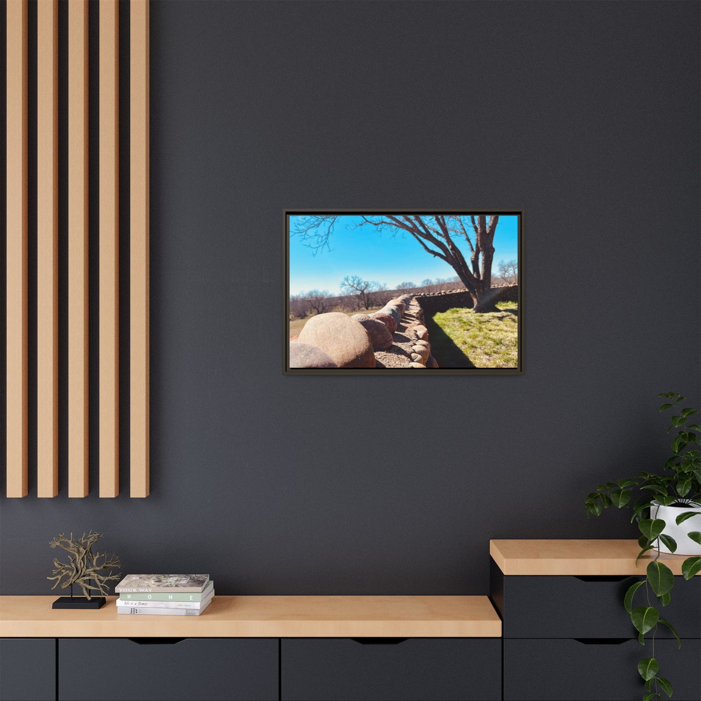 Matte Canvas, Framed (Multi-color)